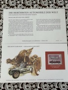 REZERWACJA Unikat znaczek w etui z 1982 roku Rolls-Royce Silver Ghost