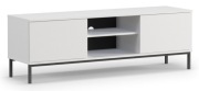 Szafka RTV komoda biała 150 industrialna minimalistyczna metal