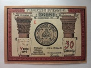 notgeld Frose, pieniądz zastępczy, 50 Pf, 15 März 1921