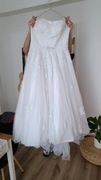 Suknia ślubna plus size 48/50 princessa, litera A Annais