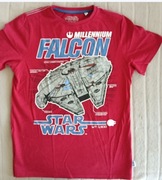 T-shirt czerwony STAR WARS bawełna C&A r. 158/164