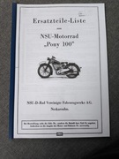 Katalog części NSU ZDB Quick Pony przedwojenny, Dkw Rt 100 , BMW Inne