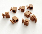 Klocek 1x1x1 earth orange - 80 szt.