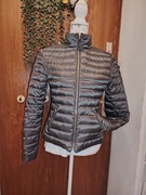 Kurtka puchowa zimowa pikowana Zara puch pierze puffer M S 