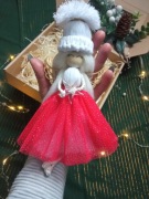 Makrama Anioł stróż świąteczna dekoracja 