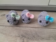 HIT MASKOTKA sad hamster smutny chomik na szydełku 