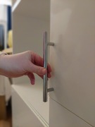 Uchwyty szafkowe meblowe szufladowe chrom srebrne