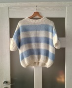 Bluzka sweterkowa oversize Made in Italy alpaka wełna M L Nowa 