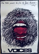 GŁOSY reż.J.Kijowski proj. ANDRZEJ PĄGOWSKI stary plakat film polski B1  