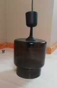 Lampa wisząca czarne szkło