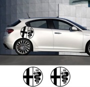 Zestaw naklejek Alfa Romeo logo 60cm naklejka