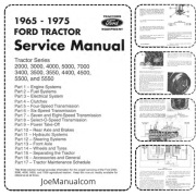 FORD modele od 2000 do 7000 Service Manual Instrukcja serwisowa naprawcza
