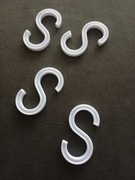 Haczyki wieszaki na ubrania zawieszki donszefy plastikowe 4szt nowe