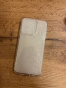 Brokatowe etui przezroczyste iPhone 15 pro