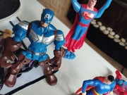 Zestaw 5 superbohaterów Hawkeye, X2 SuperMan SpiderMan Capitan America 
