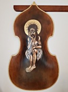 Kontrabas Ikona Jezus Chrystus Frasobliwy  