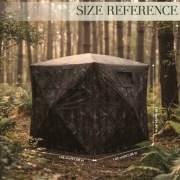 czatownia namiot myśliwski fotograficzna rozkładana przezroczysta