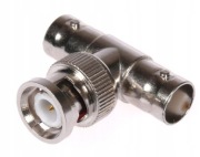 Wtyk BNC - 2x gniazdo BNC (trójnik BNC - 01856)