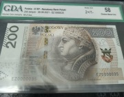 200 złotych EZ 0000035 GDA 58 