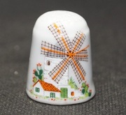 Naparstek Kolekcjonerski porcelanowy Hiszpania - Mallorca #1