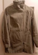 Bershka: szary płaszcz damski 36