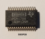 PCM1798DB    24-Bit 192-kHz Sampling Audio Stereo DAC 123dB SNR