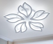 OTREN lampa sufitowa LED 48W 6500K zimna biel KWIAT 4800lm biały