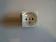 LEVEL Mosaic gniazdo elektryczne 45x45, białe