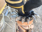 Torby do golfa (3 szt), kije (16 szt) oraz inne akcesoria