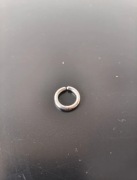 Srebrny kolczyk magnetyczny zapinany na klik - 12 mm średnicy