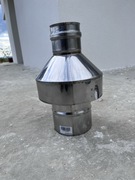 Daszek zakonczenie komina redukcja stal kwasoodporna 125 mm