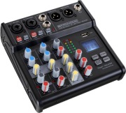 MIKSER AUDIO 4 KANAŁOWY BT USB MP3 POWER DYNAMICS