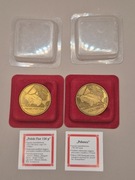 FIAT 126p+POLONEZ    DWIE MONETY KULTOWE AUTA ORLEN