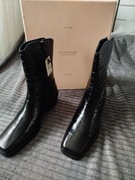 Czarne Kozaki Damskie Na Obcasie Scotch & Soda Rozmiar 39 