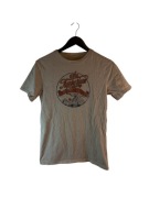 Koszulka Timberland beżowa z dużym logiem s