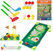 MINI GOLF Zestaw dla dzieci do gry w mini golfa Plansza Kije Akcesoria