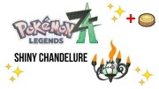 Pokemon Legends Z-A | Shiny Chandelure + Gold Bottle Cap