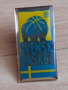 Odznaka_ Federacja Koszykówki Svensk Basket (Szwecja)