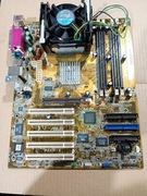 Asus P4XP-X socket 478 agp+Celeron 2000+chłodzenie 