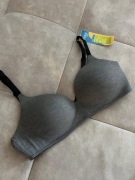 SLOGGI Wow embrance biustonosz usztywniany bez fiszbin szary push up  XL 40