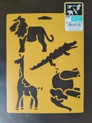 Szablon malarski safari