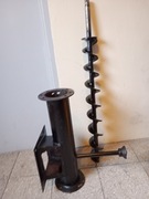 Żmijka do pieca na ekogroszek z zabudową. 