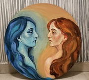 WSPÓŁISTNIENIE - OBRAZ OLEJNY