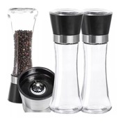 zestaw 2 młynków do pieprzu i soli z regulacją mielenia młynek sól pieprz