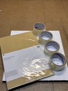 Koperty wysyłkowe B4 35x25cm - 10 szt + 4 szt taśma pakowa 48x45