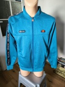 Ellesse track jacket S bluza męska na zamek niebieska śliska retro style
