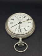 Zegarek kieszonkowy Eterna z alarmem, srebrny 0.875. Po serwisie!!!