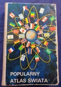 POPULARNY ATLAS ŚWIATA wyd. 1976