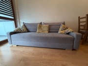 Sofa rozkładana IKEA GRALVIKEN szara w bardzo dobrym stanie!