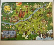 Puzzle kartonowe 35 elementów – Małopolska 20x15 cm, nowe w woreczku